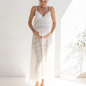Angel Maternity Chloe Sheer Maternity Photoshoot Dress